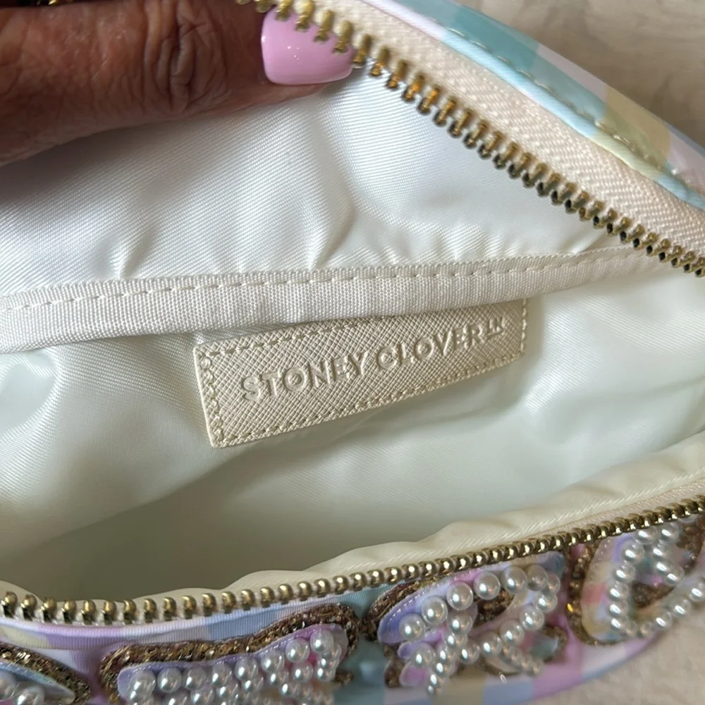 Stoney clover lane pink gingham belt bag - Picture 7 of 8